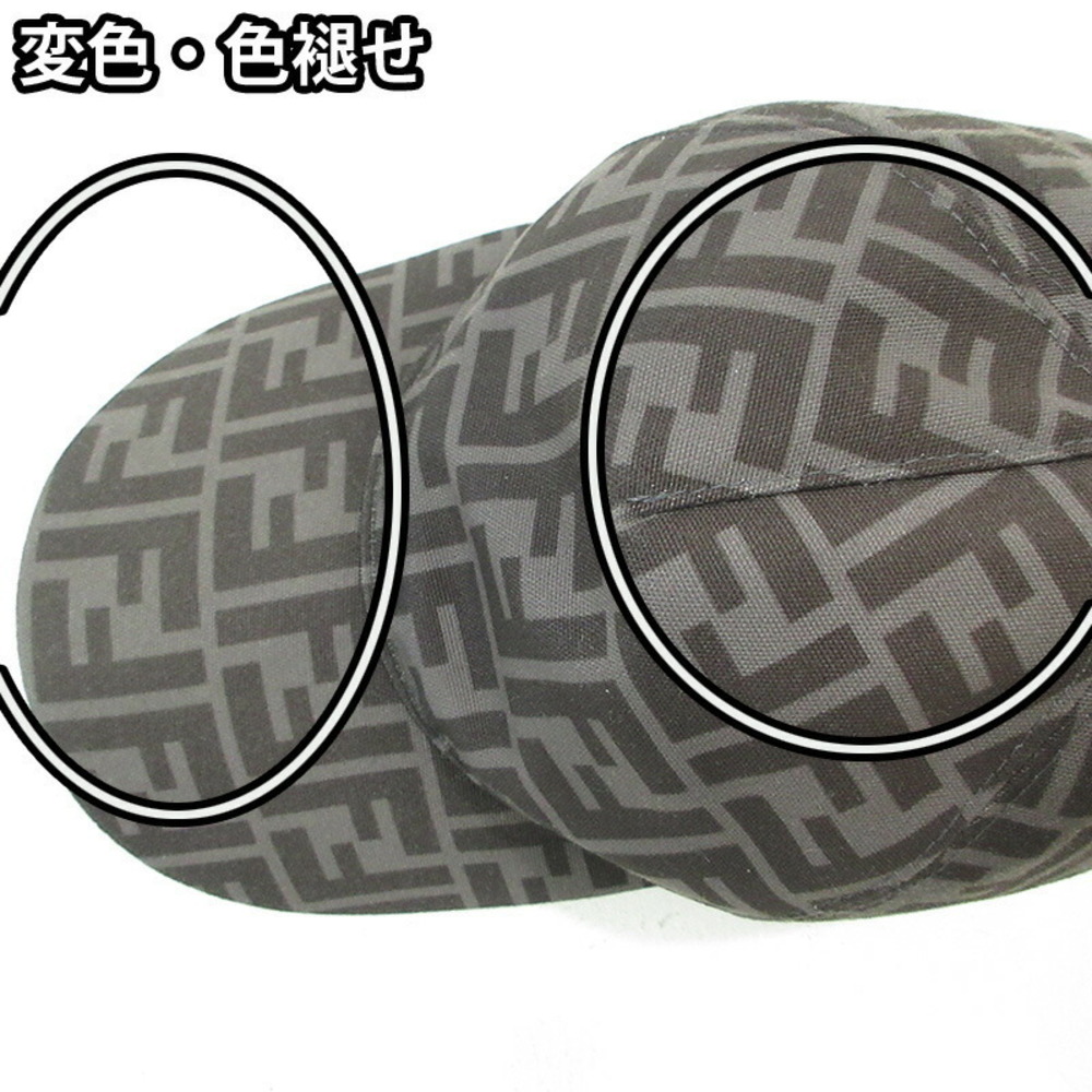 Fendi Baseball Cap Zucca Gray View 6